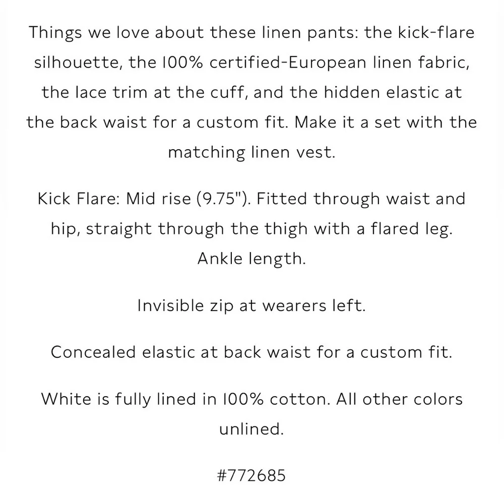 Banana Republic quality linen